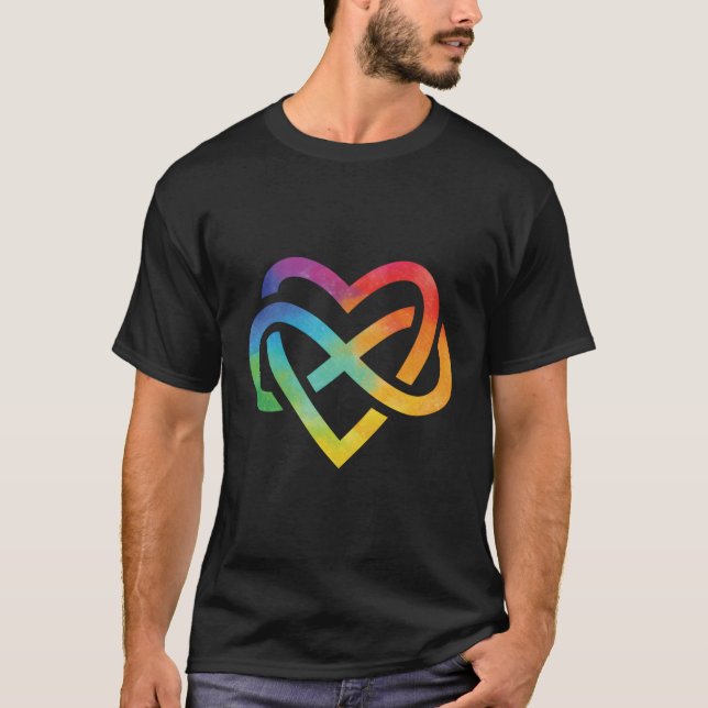 Forever Loved Rainbow Pride Infinite Symbol T-Shirt (Front)