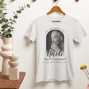 Forever Loved Uncle Photo Memorial T-Shirt