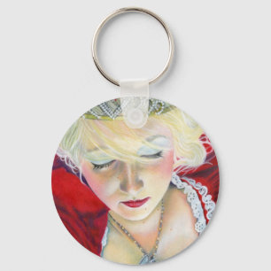 Forever Mine Princess Heart Locket Keychain
