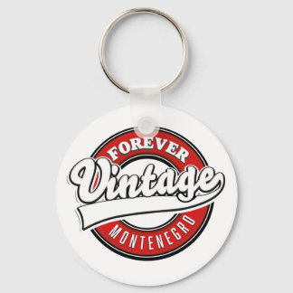 Forever Montenegro vintage logo Key Ring