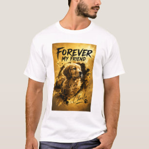 Forever My Friend – Golden Retriever Memorial Vint T-Shirt