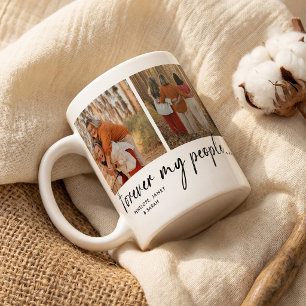 Forever my people' Friendship Photo Collage Coffee Mug