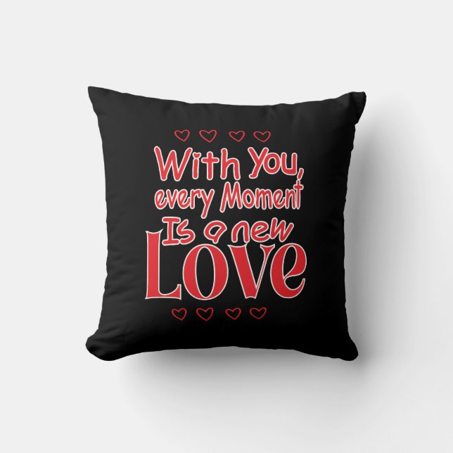 Forever New Love Romantic Quote  Cushion (Front)