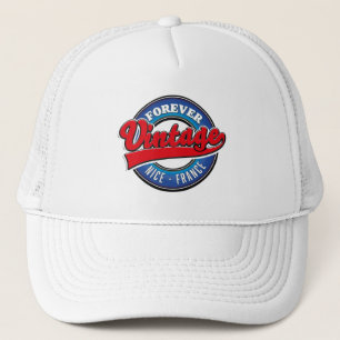 Forever Nice, France vintage logo Trucker Hat