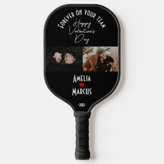 Forever on your team Valentine's Day 2 Photos  Pickleball Paddle