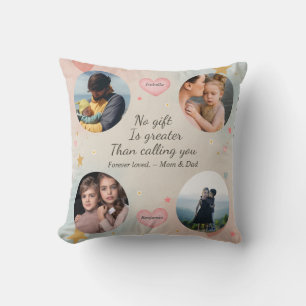 Forever Our Little Ones – Custom 4-Photo Tribute Cushion
