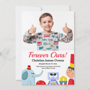 Forever Ours Adoption Photo Announcement