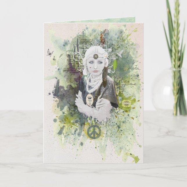 Forever Peace Greeting Card (Front)