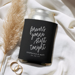 Forever Personalised Wedding Can Cooler