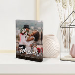 Forever | Personalised Wedding or Anniversary Photo Block<br><div class="desc">Create a sweet keepsake of your wedding,  honeymoon or special moment with this beautiful custom acrylic block that's perfect for couples. Add a favourite photo to each side with "Forever" overlaid in elegant white lettering,  and your names and/or wedding anniversary date beneath.</div>