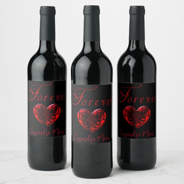 Forever Personalised Wine Label (Bottles)