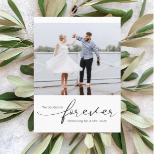 Forever Photo Elopement Postcard
