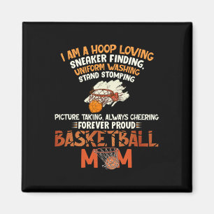 Forever Proud Bysketbyll Mum Magnet