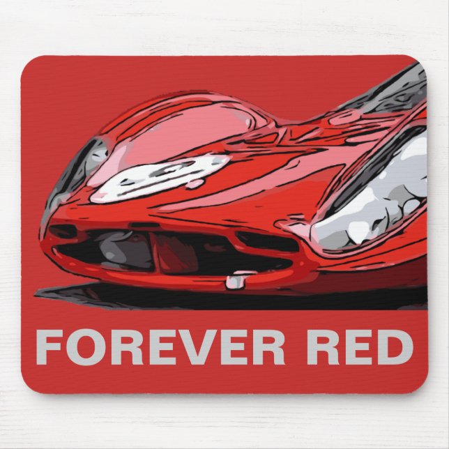 FOREVER RED MOUSE PAD (Front)