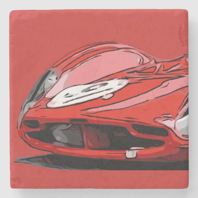 FOREVER RED STONE COASTER (Front)