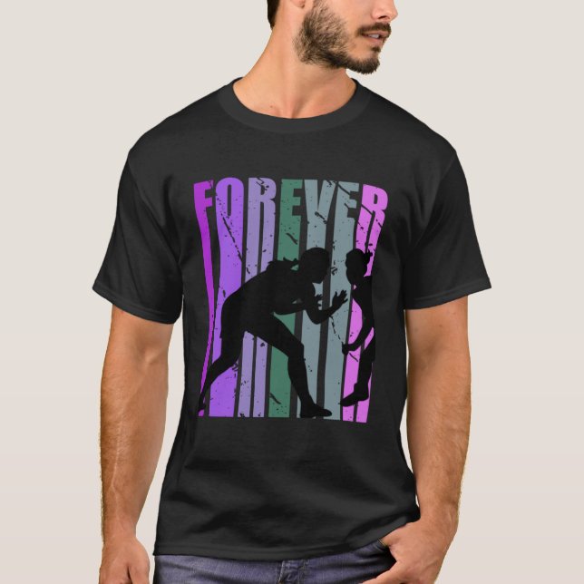 Forever Retro Wrestling Pretty Wrestler Coach Comp T-Shirt (Front)