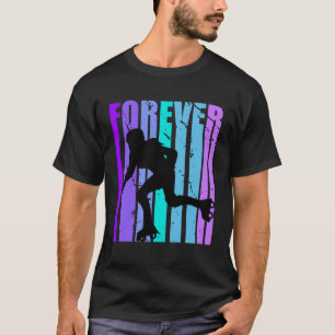 Forever Roller Skating Retro Vintage Roller Derby T-Shirt