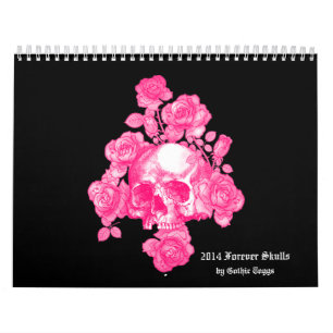 Forever Skulls Goth Fantasy 2014 Calendar