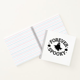 Forever Spooky Ghost & Pumpkin Notebook