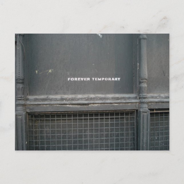 Forever Temporary Postcard (Front)