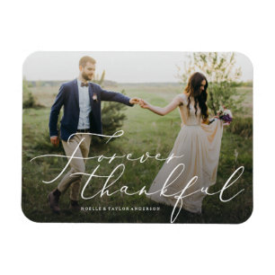 Forever Thankful Thank You Magnet