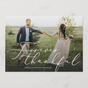 Forever Thankful Thank You Photo Card