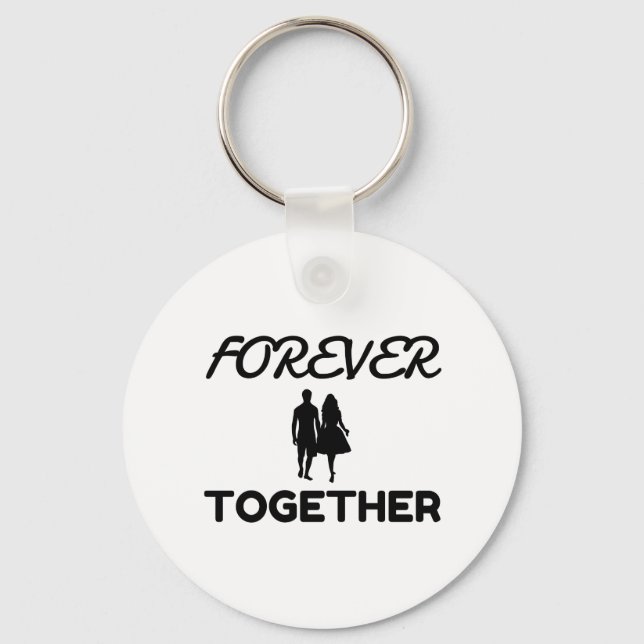 FOREVER TOGETHER COUPLE KEY RING (Front)