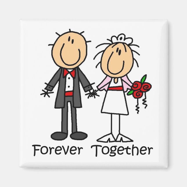 Forever Together T-shirts and Gifts Magnet (Front)