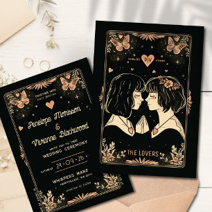 Forever Together   Tarot Wedding Invitation