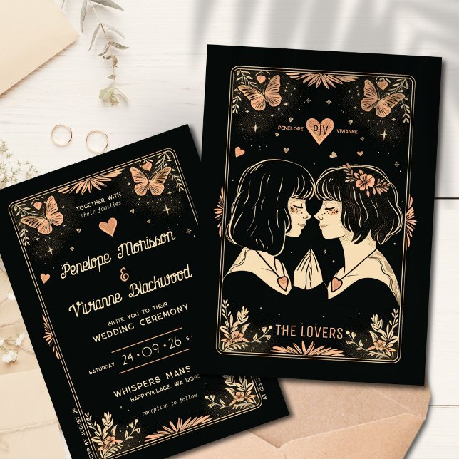 Forever Together | Tarot Wedding Invitation (Creator Uploaded)