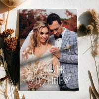 Forever Together Vintage Elegance Wedding Photo