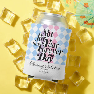 Forever Together Wedding Party Favour Drink Can Cooler