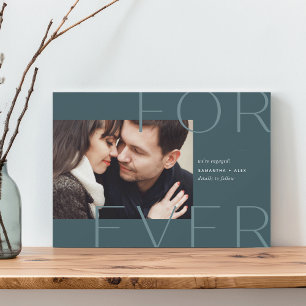 Forever Tonal Overlay Photo Engagement Announcement
