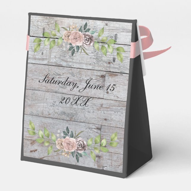 Forever Two Hearts - One Love Favour Box (Back Side)