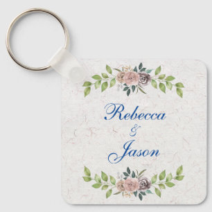 Forever - Two Hearts - One  Love  Key Ring