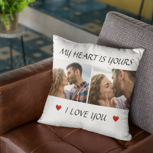 Forever Us – “I Love You” Valentine Throw Pillow