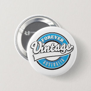 Forever vintage Australia logo 6 Cm Round Badge