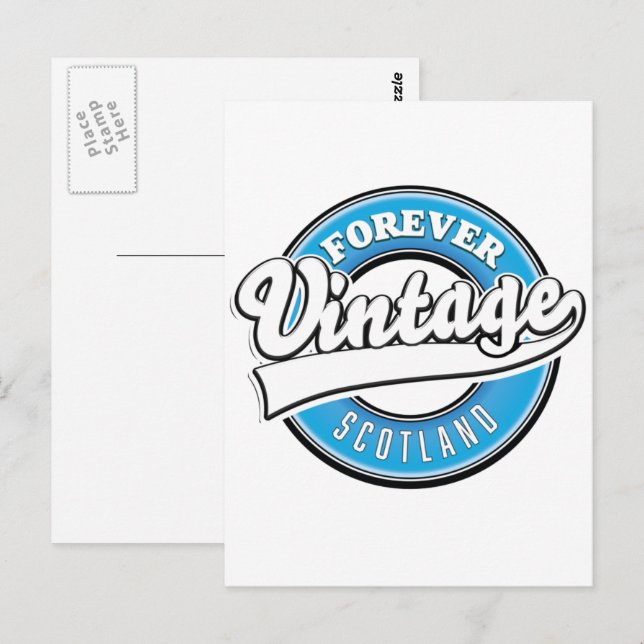 Forever vintage Australia logo Postcard (Front/Back)
