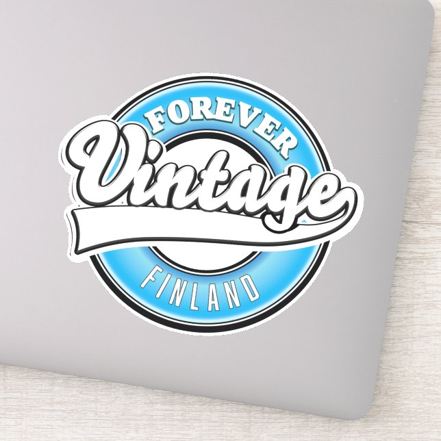 Forever vintage Finland logo (Detail)