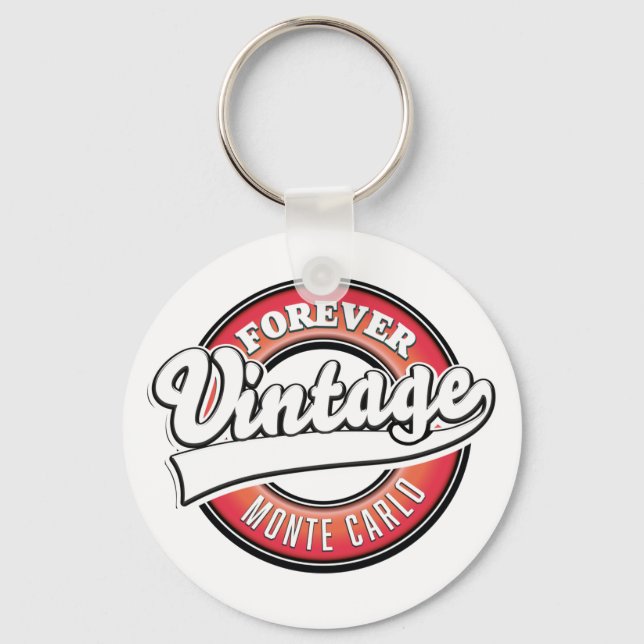 forever vintage monte carlo logo key ring (Front)