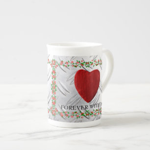 Forever with you bone china mug