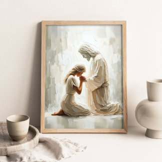Forever with You, Christian Wall Art, Jesus with  Poster