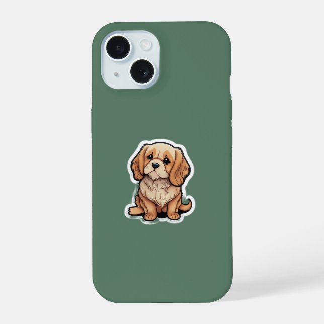 Forever Young Golden Retriever Memorial iPhone  iPhone 15 Case (Back)