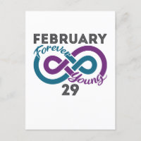 Forever Young Leap Year Birthday Leapling