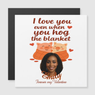 'Forever Your Valentine' personalizedMagnetic Card