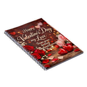 'Forever Your Valentine' Spiral Photo Notebook