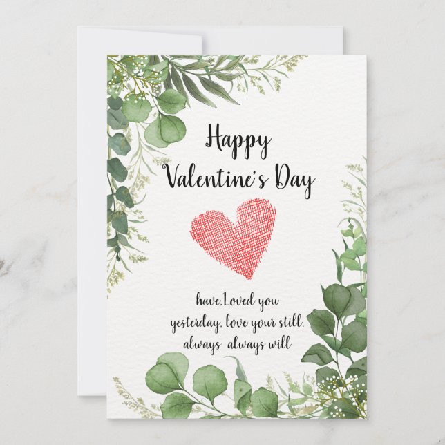 Forever Yours: A Valentine’s Day Celebration" Invitation (Front)