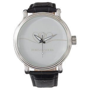 Forever Yours: Intertwined Hearts Design Watch
