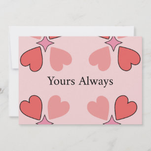 Forever Yours Love Coffee Cup Invitation