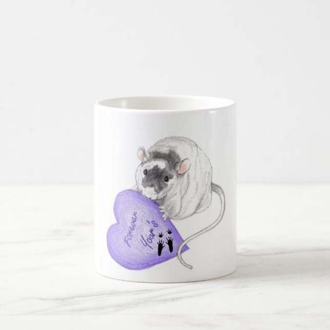 forever yours rat mug (Center)